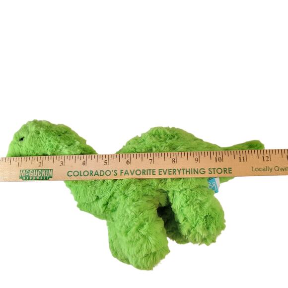 Manhattan Toy Green Brontosaurus Dinosaur Plush Stuffed Animal 10" Soft Toy - Picture 2 of 16